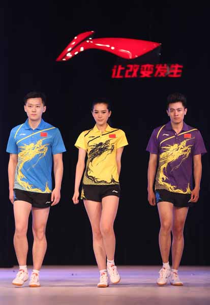 Li-Ning unveils China's Olympic outfits