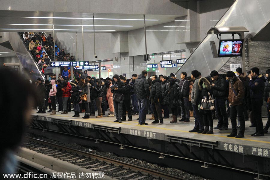 Top 10 crowded subway stations in Beijing