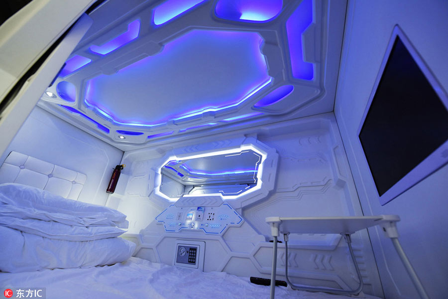 Business incubation center offers 'space capsule'