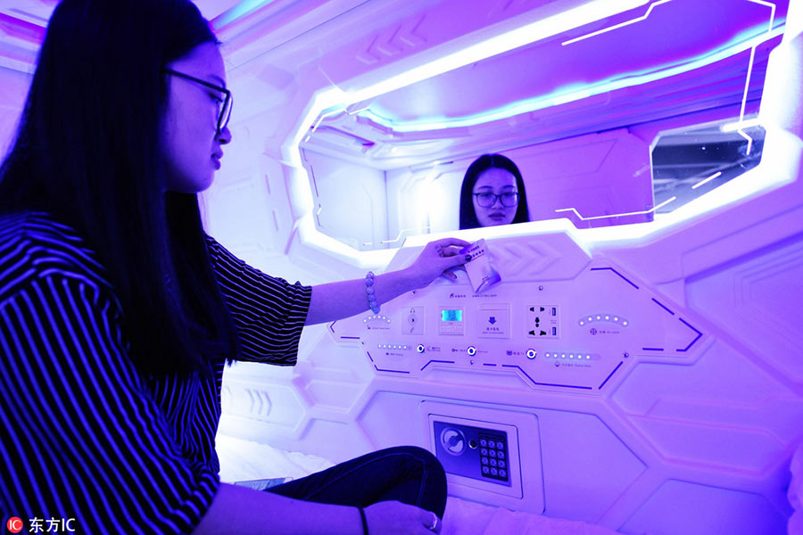 Business incubation center offers 'space capsule'