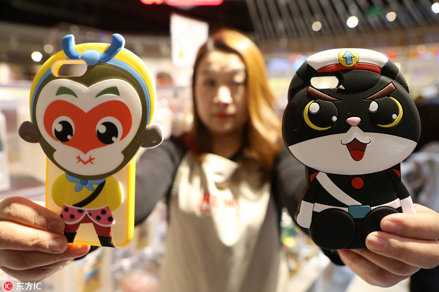 First Chinese cartoon characters theme shop opens in Shanghai