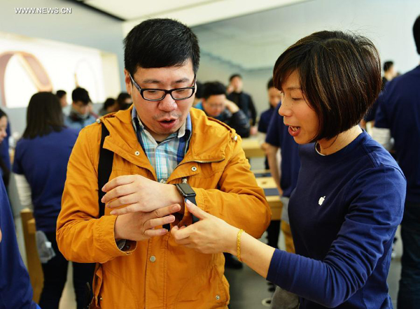 Apple Watch makes debut in China's Hangzhou