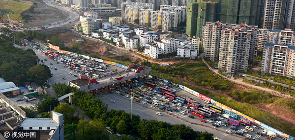 China's top 10 traffic-clogged cities so far this year