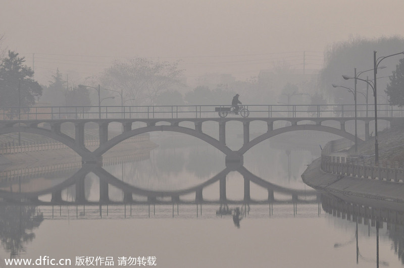 Top 10 Chinese cities with worst air quality