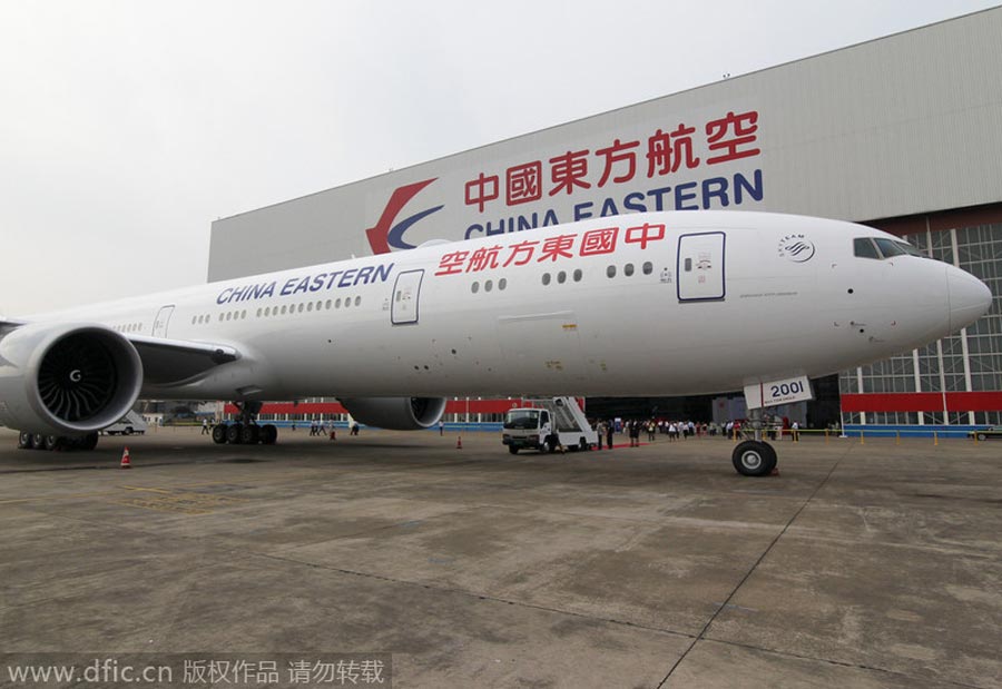 Luxurious new Boeing 777 delivered to China Eastern