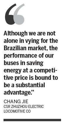 State company's 'green' buses a big hit in Brazil