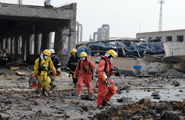 Deadly explosion rips through plant