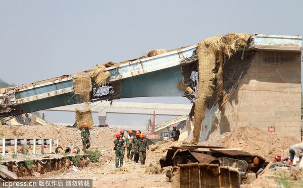 18 bridges blown up in a day