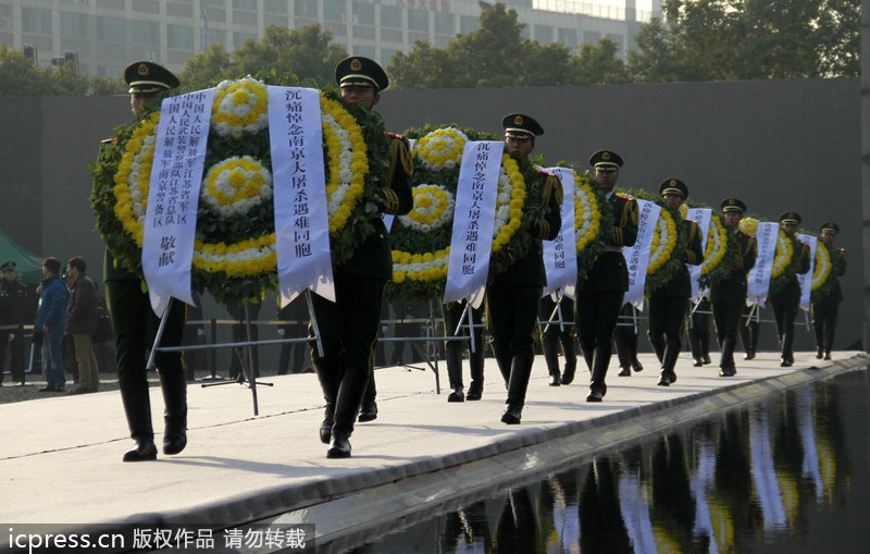 Massacre victims remembered in Nanjing