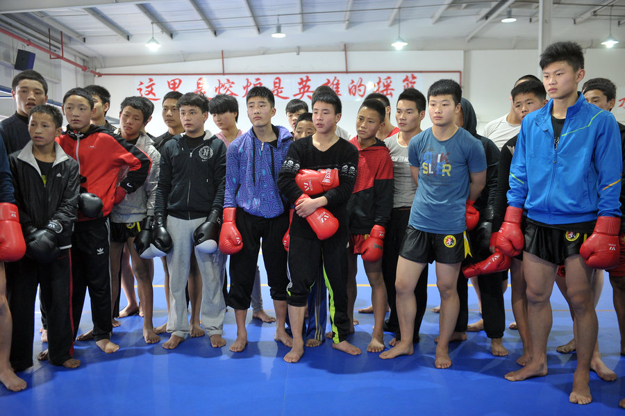 Boxing club makes men out of boys