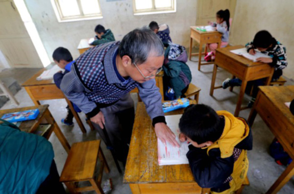 Teaching in mountain village for 38 years