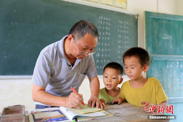 Teaching in mountain village for 38 years