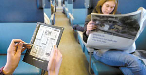 Technology allows ebooks to turn a new page