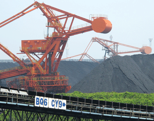 Rising stocks of coal fuel concerns