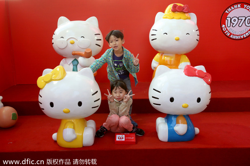 Hello Kitty celebrates 40th anniversary in Shanghai