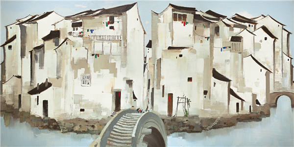 Wu Guanzhong's portrayal of water town draws record bid