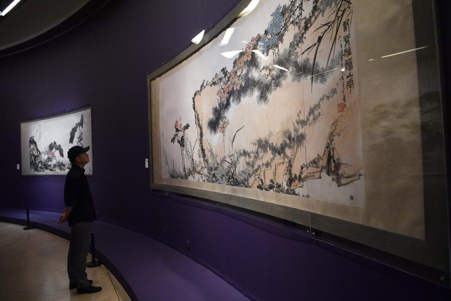 Exhibition held in Beijing to commemorate Chinese artist Pan Tianshou