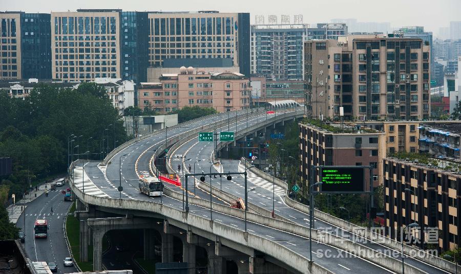 成都新二環通車試運行