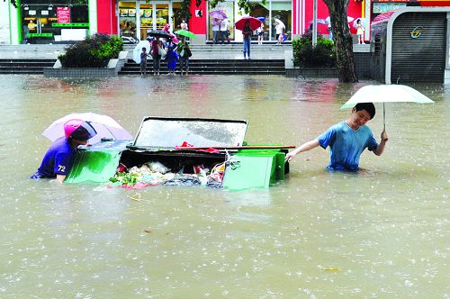 1個月來全國14座城市被淹