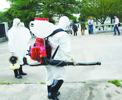 我市衛生系統舉行人感染H7N9禽流感實戰模擬演練