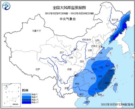 東北江南今起降溫將逾10℃ 長(zhǎng)江以南大部多陰雨