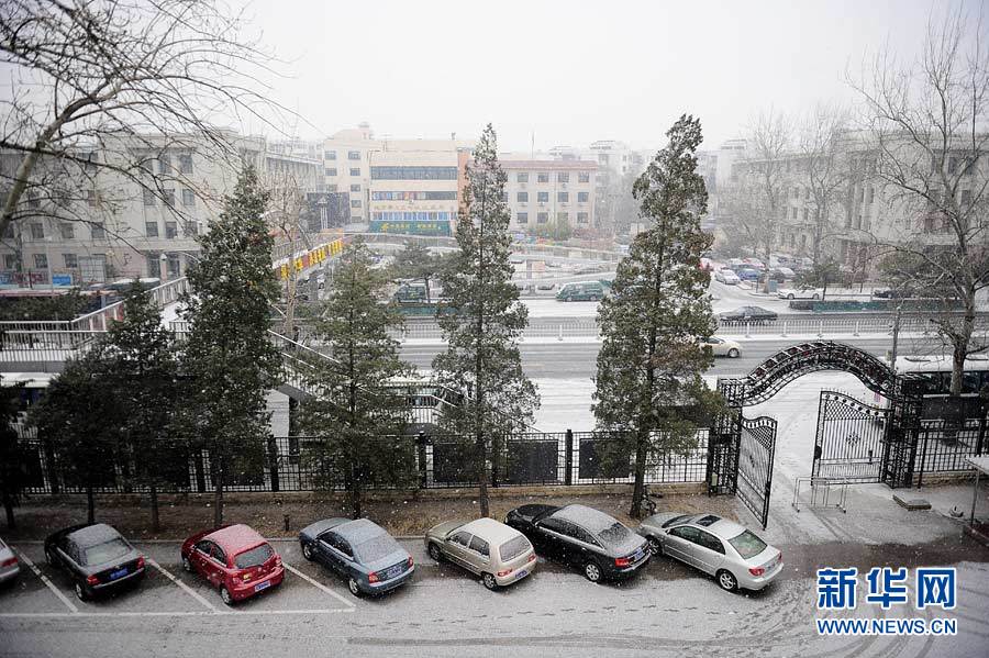 “雪花紛飛看京城”：北京大部地區迎來降雪