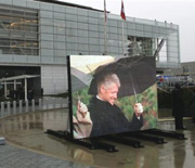 Clinton library open for business