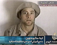 US soldier shown captive on videotape