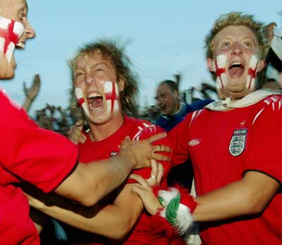 Fans at Euro 2004