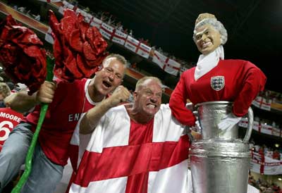 Fans at Euro 2004