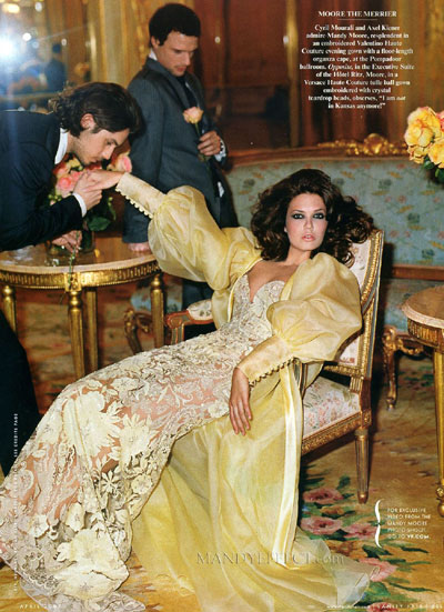 Mandy Moore in Vanity Fair