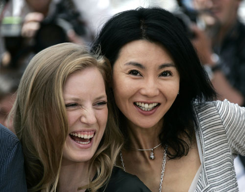 Maggie Cheung arrives for 60th Cannes Film Festival