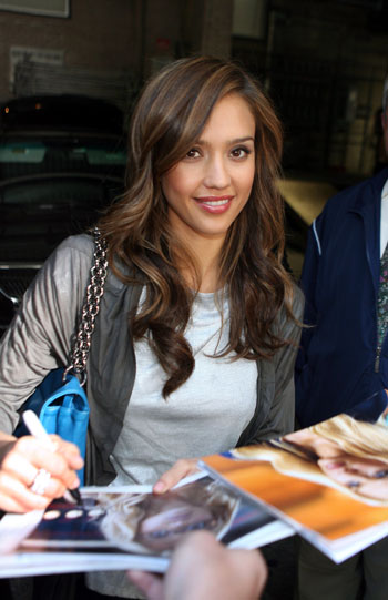 Jessica Alba promotes her new movie The Fantastic Four 2