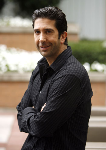 David Schwimmer poses for new movie