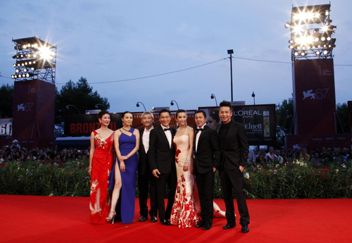 Red carpet of 'Detective Dee and the mystery of Phantom Flame' at 67th Venice Film Festival