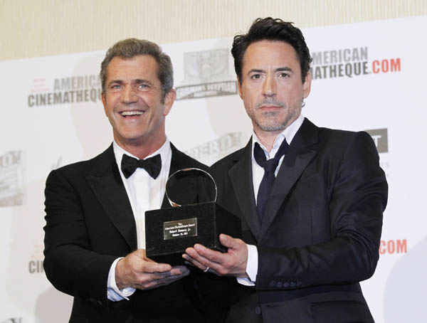 Downey Jr. attends 25th American Cinematheque Award