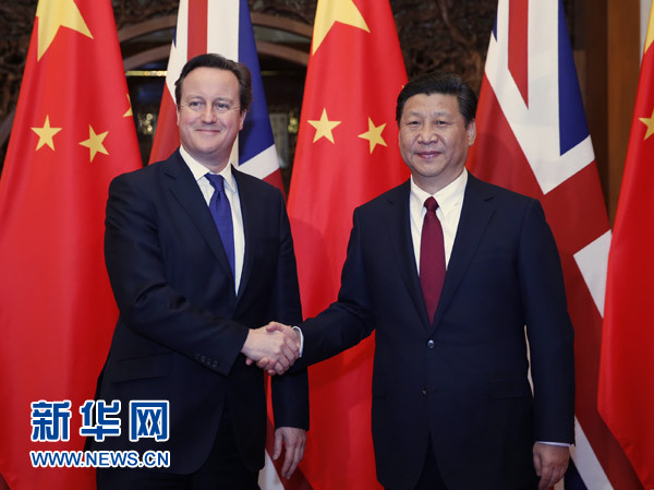 習近平會見英國首相卡梅倫