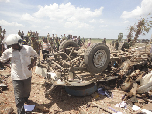 中國(guó)公司在斯筑路所用炸藥爆炸 25人死亡包括2同胞