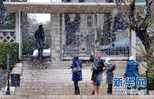 大雪致敘利亞暫休戰 卻給難民帶去巨大壓力(圖)