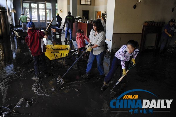 美國多地因暴雨發出洪水警報 已致1死3失蹤（圖）