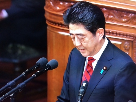 安倍國會發表施政演說 首次明確提及集體自衛權