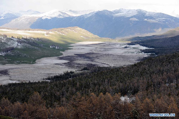 Serene scenery in Kanas, NW China