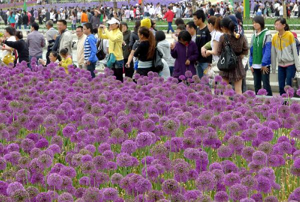 Beautiful scenery at Xi'an Int'l Horticultural Expo, China's Shaanxi