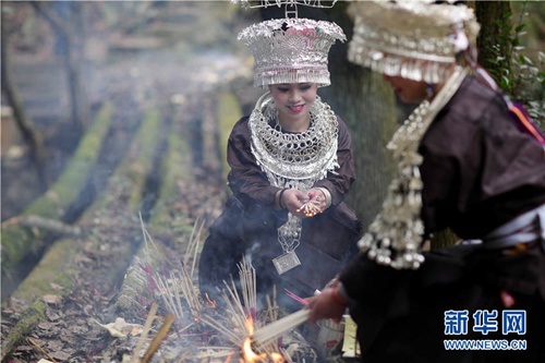 Miao Bridge Worship Festival held in Guizhou