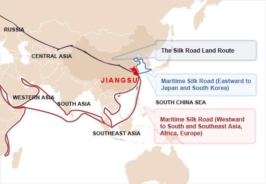 Silk Road journeys in Jiangsu