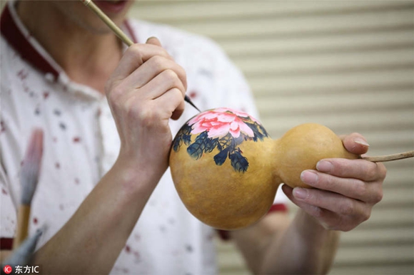 Painted gourds add color to Shandong