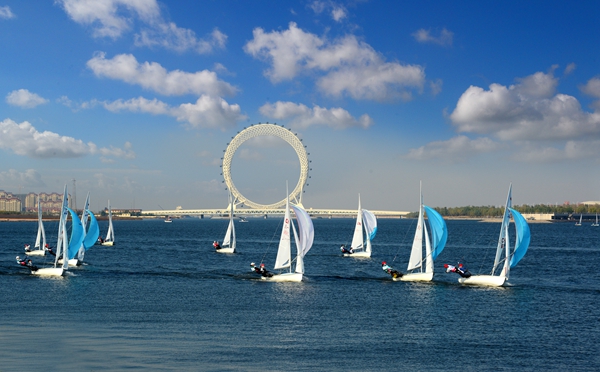 China's top sailing league held in Weifang