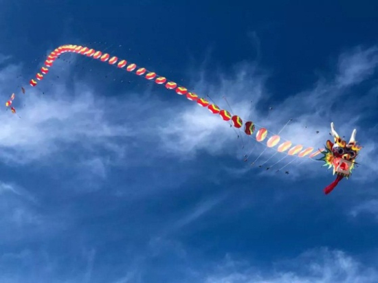 Chinese kites debut at 7th Otaki Kite Festival in New Zealand