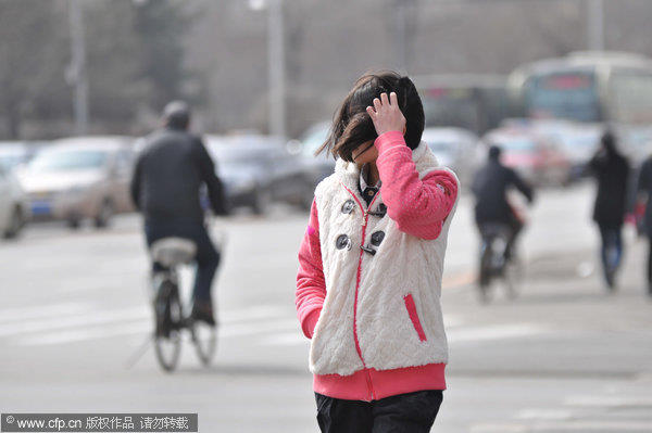 Heavy sandstorm hits Beijing