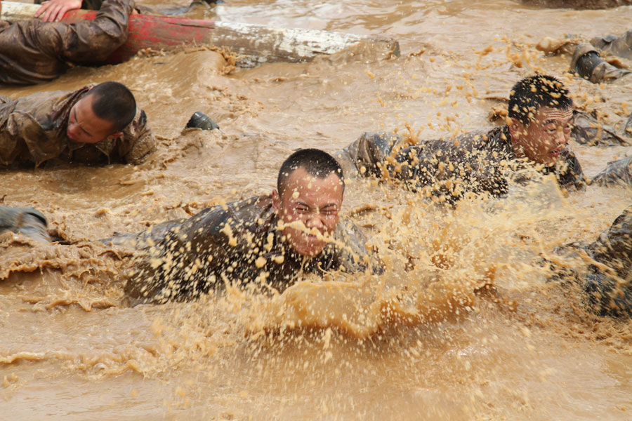 Training exercise of People's Liberation Army